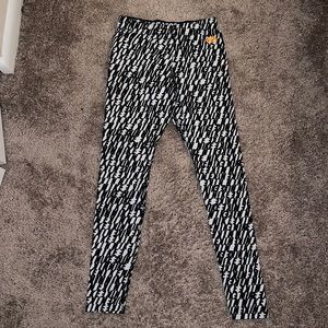 Nike Black and White Leggings
